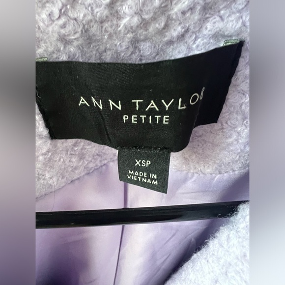 Lavender Ann Taylor Coat - Picture 3 of 5